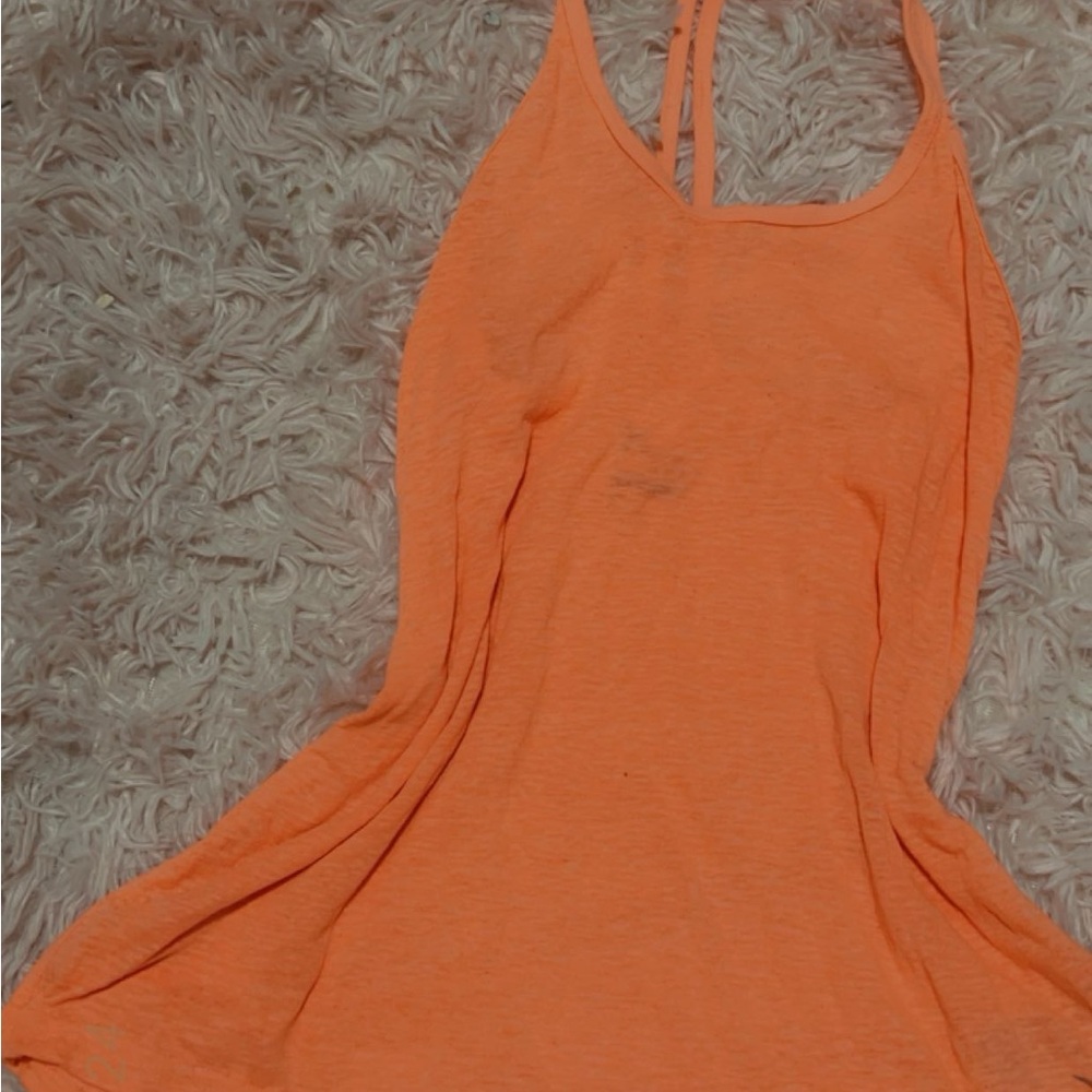 Neon Orange work out tank by old navy!